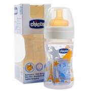 Chicco Sağlıklı Beslenme PP Biberon 150 ml Kauçuk Emzikli - Yıldızlı