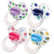 Wee 838 Silikon Şeffaf Desenli Emzik 18+ Ay No:3