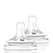 Philips Avent Natural Silikon Biberon Emziği 2li 6+ Ay -SCF 654/27