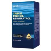 GNC Triple Fish Oil+Resveratrol-60 Kapsül