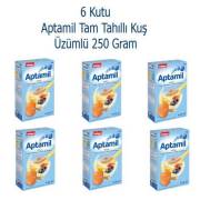 Aptamil Sütlü Tam Tahıllı Kuş Üzümlü 250 gr 6 Kutu