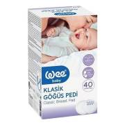 Wee Baby Klasik Jelli Göğüs Pedi - 40 Adet