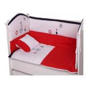 Babyhope Bebek Uyku Seti - Kırmızı Gemici 60*120