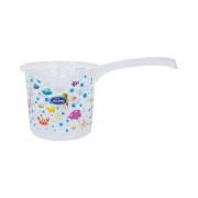 Sevi Bebe Desenli Şeffaf Maşrapa- Beyaz