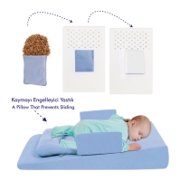 Sevi Bebe Çok Fonksiyonlu Reflü Yatağı  - Mavi