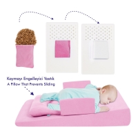 Sevi Bebe Çok Fonksiyonlu Reflü yatağı - Pembe