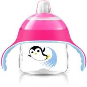 Philips Avent Penguen Damlatmaz Bardak 200 ml - Kırmızı