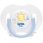 Wee Baby 782 Special Saplı Kapaklı Damaklı No2 Emzik 6-18 Ay Mavi
