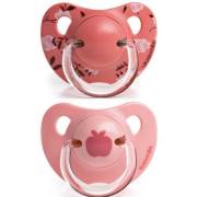 Suavinex Evolution Silikon Ortodontik Emzik 6+ Ay Pembe 2li