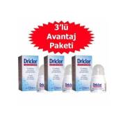 Driclor Roll On 20 ML 3 lü Paket
