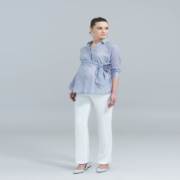 Charismom Hornell Hamile Gömlek 850 Lila 04-XL