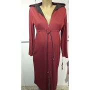 Hell Klar Fermuarlı Hamile Elbise Bordo 42 Beden