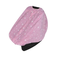 Sevi Bebe Ana Kucağı Örtüsü - Pembe Puanlı