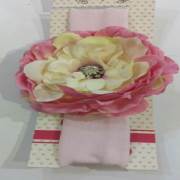 Bibi & Mimi Çiçekli Taşlı  Bandana