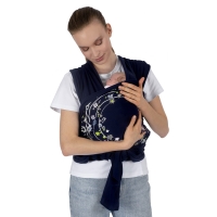 Sevi Bebe Bebek Taşıma Şalı - Mavi