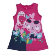 Bebepan Pink Plaj Elbisesi Orjinal Renk 3-6 Ay