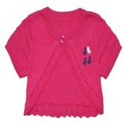 Bebepan Birds Triko Bolero Fuşya 6-9 Ay
