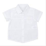 Bebepan Cool Keten Gömlek Beyaz 6-9 Ay