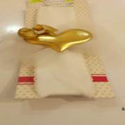 Bibi & Mimi 2368 Dore Sarı Kalpli Bandana