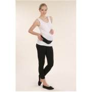 Chezmam 1260 Karın Destekleyici Kalın Bel Bandı / Beyaz / M