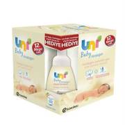 Uni Baby Yenidoğan 12 li Avantaj Paket Temizleme Mendilleri - Köpük Şampuan Hediyeli