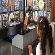 Miny Baby MB-805 Isıya Dayanabilen Ocak Bariyeri - Gri