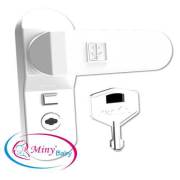 Miny Baby MB-320 Anahtarlı Kısa Pencere Kilidi - Beyaz