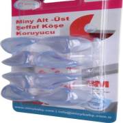 Miny Baby MB-608 Şeffat Köşe Koruyucu 8li - Alt ve Üst