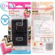 Miny Baby MB-602 Köşe Koruyucu Kauçuk 4lü - Siyah