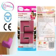 Miny Baby MB-602 Köşe Koruyucu Kauçuk 4lü - Pembe