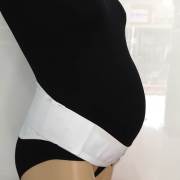 Chezmam 1260 Karın Destekleyici Kalın Bel Bandı / Beyaz / XL