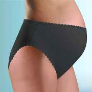 Chezmam 1141 Dantel Lastik Hamile Külot - Siyah / 3