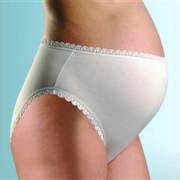 Chezmam 1141 Dantel Lastik Hamile Külot - Beyaz / 1