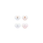 Wee Baby 781 Special Saplı Kapaklı Damaklı No:1 Emzik 0-6 Ay Pembe