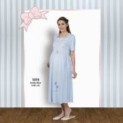 Limissi 1019 Lohusa Gecelik Mavi/XL