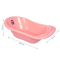 Sevi Bebe Yeni Giderli Bebek Banyo Küveti - Pembe