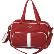 Ats Lüx Sd Deri Çanta Kırmızı Beyaz