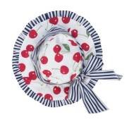 Bebepan 9186 Cherry Kurdelalı Şapka Orjinal Renk 6-9 Ay