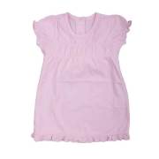 Bebepan 7072 Kısa Kol Penye Elbise Açık Toz Pembe 6-9 Ay