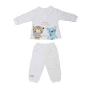 Bebepan 1614 Mrs.Cream Yakalı 2li Takım Orjinal Renk 3-6 Ay