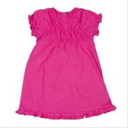 Bebepan 7072 Kısa Kol Penye Elbise Fuşya 3-6 Ay