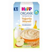 Hipp Organik Tahıl Bazlı Ek Gıda Organik Sütlü Yoğurtlu Meyveli 250 gr