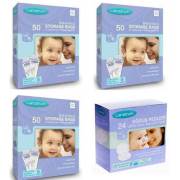 Lansinoh Anne Sütü Saklama Poşeti 150 Adet + 24lü Göğüs Pedi