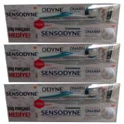Sensodyne Onarım ve Koruma-Beyazlatıcı  Diş Macunu 75 ml ve Diş Fırçası Hediye 3 Adet 