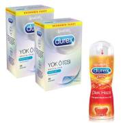 Durex Yok Ötesi Ekstra His 20li Prezervatif x2 Adet + Çilek Aromalı Kayganlaştırıcı 50ml