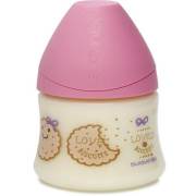 Suavinex Pp Geniş Ağızlı Biberon 150 Ml.Silikon Uçlu 0-6 Ay Lovely Biscuits Pembe (3800141)