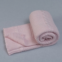 Funna Baby 9481 Triko Battaniye - Capelli / Pembe