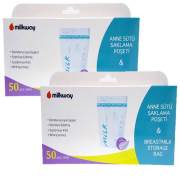 Milkway Anne Sütü Saklama Poşeti 2x50 li