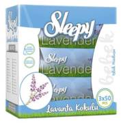 Sleepy Lavanta Kokulu Kapaklı Islak Mendil 3x50 Adet