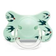 Suavinex Ortodontik Silikon Emzik 2-4 Ay Mavi Swallows - (3801232)